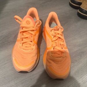 lululemon athletica Bright Orange Athletic Shoes